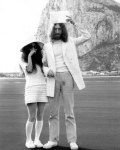 Yoko Ono's Wedding outift